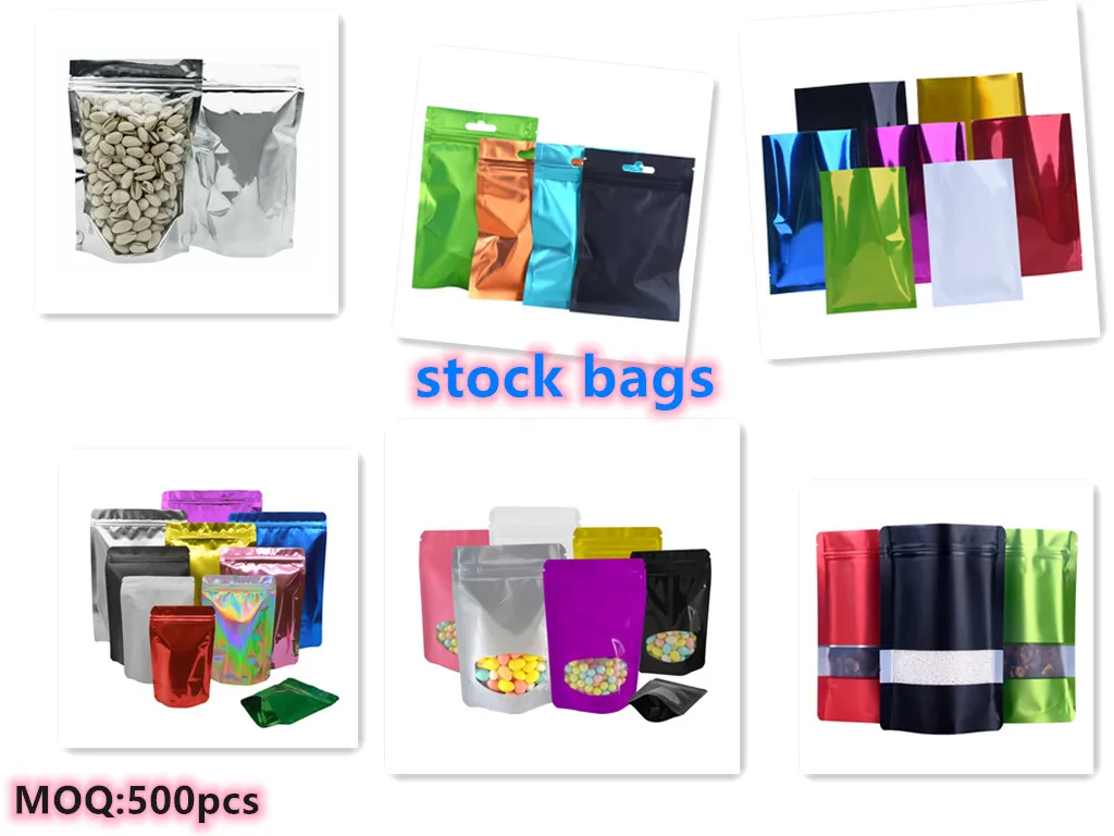 10 by 15 Pressure Sealing Stand up Weed Tobacco Cigar Pouch Plastic Food Packaging Mylar Laser Shiny Holographic Bag with Zipper