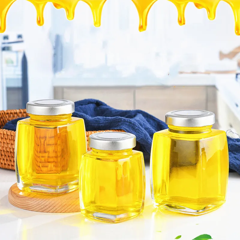 100ml 180ml 280ml 380ml 500ml 760ml Transparent Food Storage Canister Borosilicate Glass Jar with Wooden Lid for Kitchen Organization