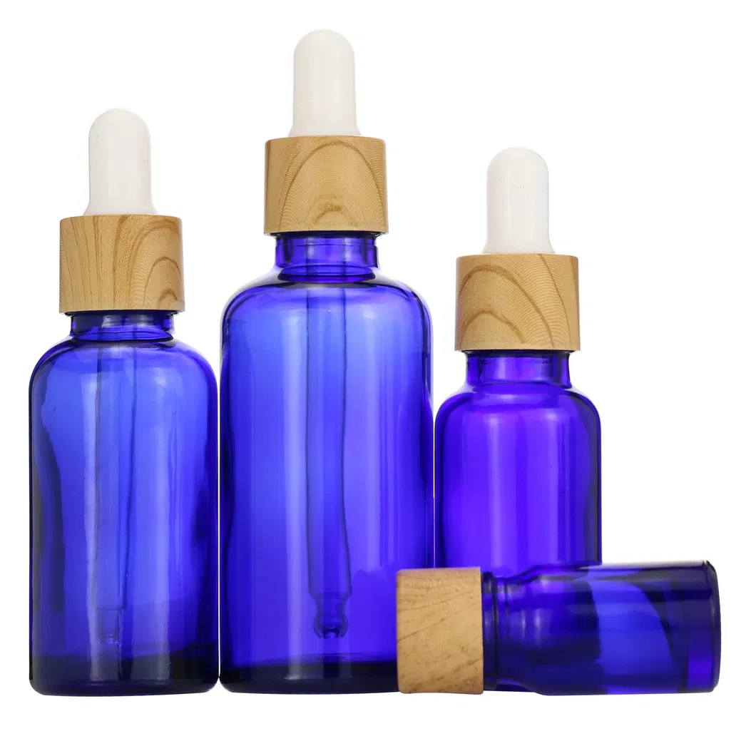 10ml 50ml Green Essential Oil Glass Serum Glass Tincture Dropper Bottles