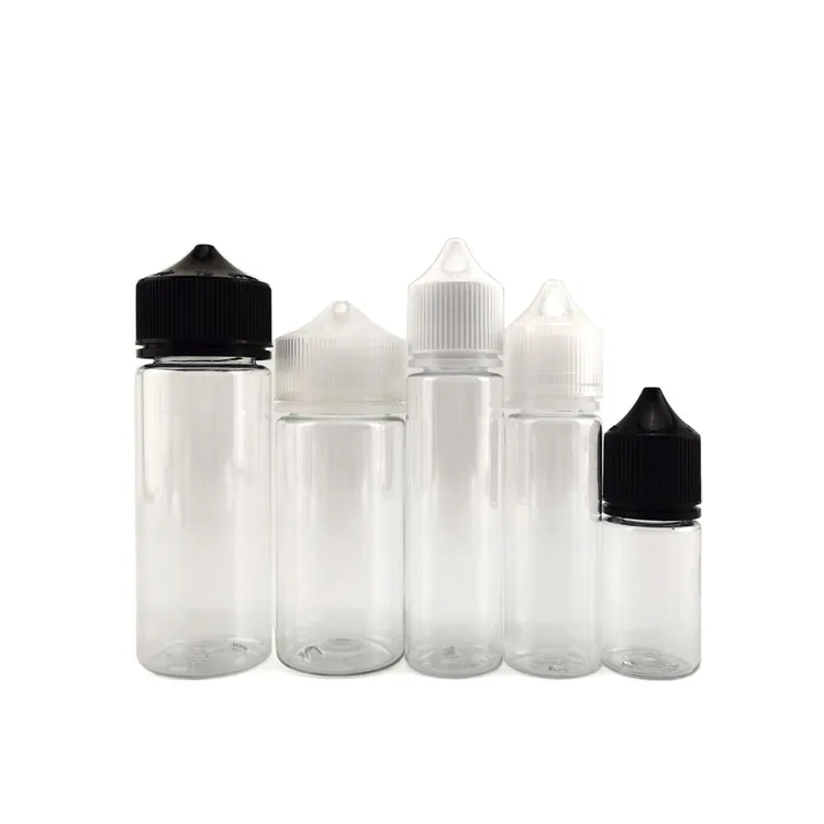 10ml Soft Black PE Bottles for E-Liquid Pet E Liquid Eye Drops Dropper Gorilla Plastic Bottle with Screw Childproof Cap
