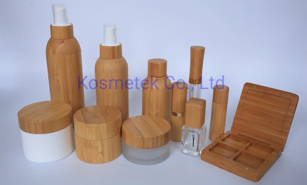 120ml Bamboo Cream Bottle for Cosmetic Packaging