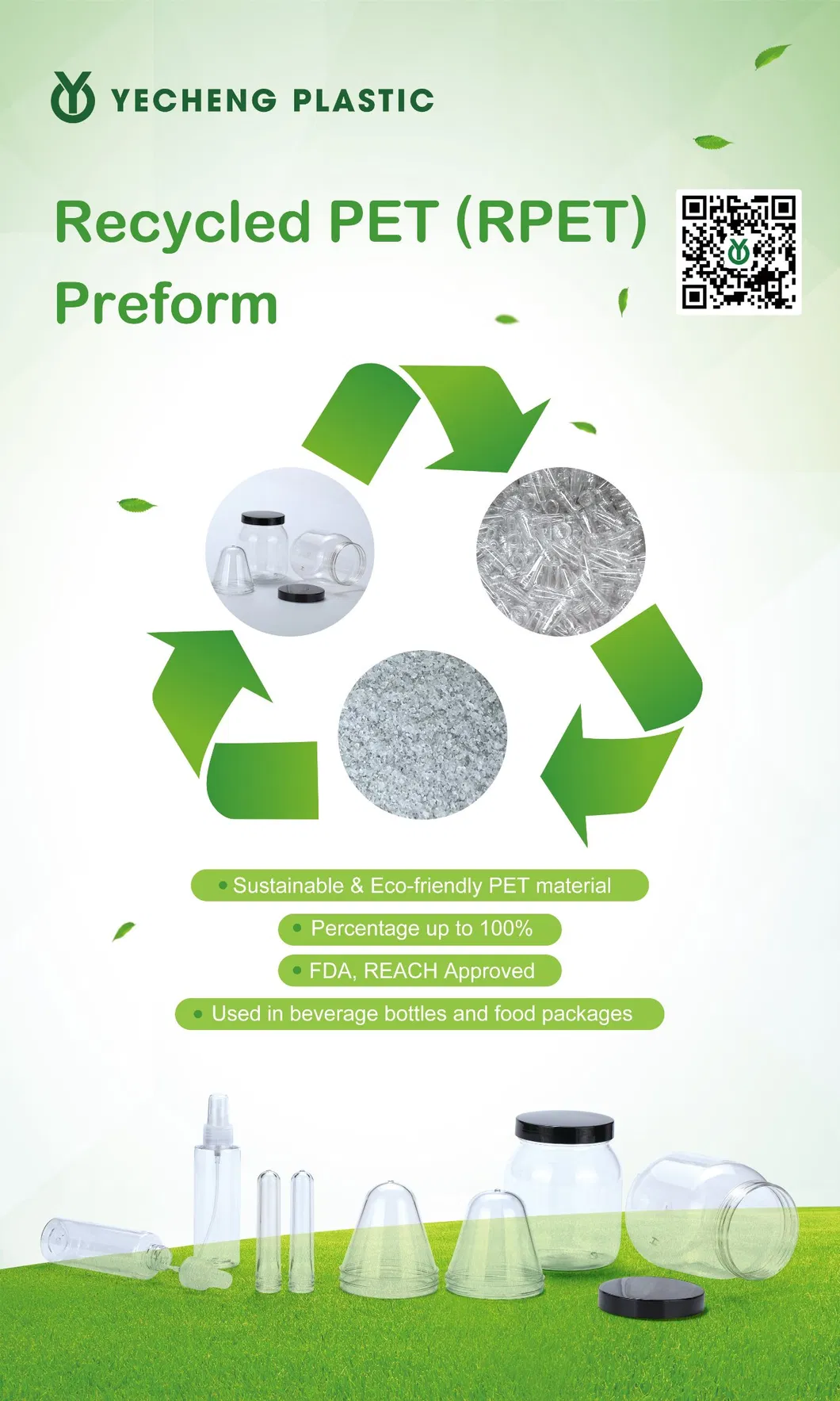 14mm 4G 4.3G 4.5g Pet Bottle Preform for Water Bottles Cosmetic Bottles Perfume Bottle and Medicine Bottle China Wholesale