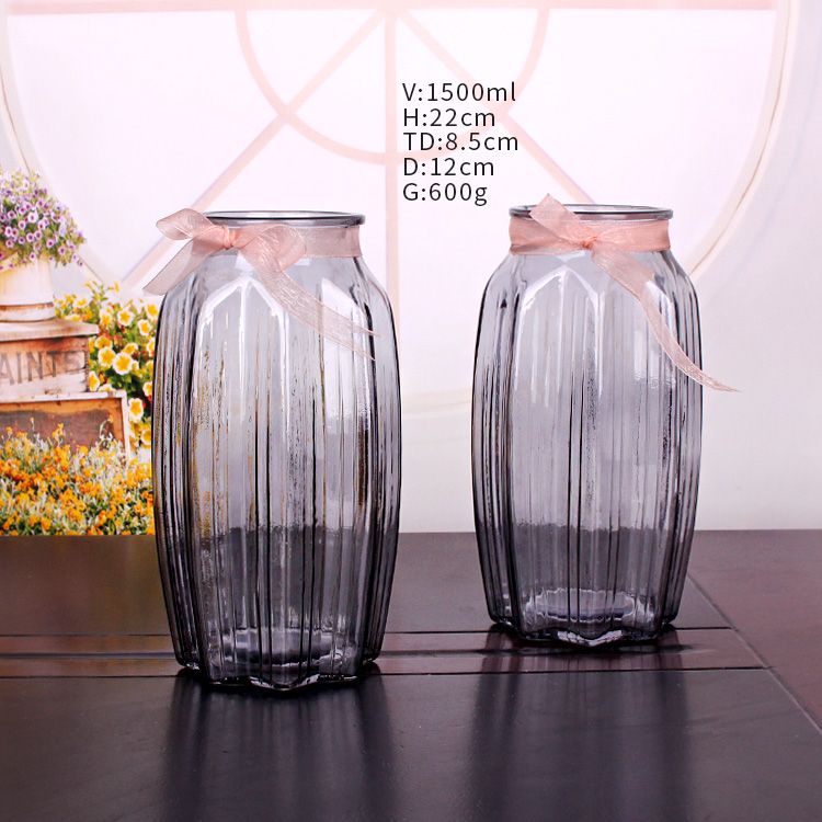 1500ml Cheap Decorative Modern Flower Glass Vases