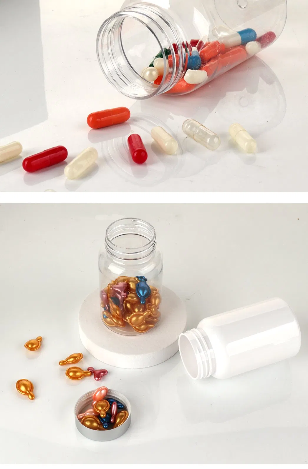 175ml Pet Large Capsule Medicine Pill Plastic Bottle Care Bottles