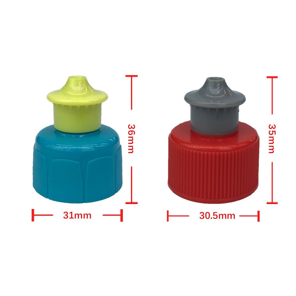 2021 Fast Shipping Non Spill Dishwashing Liquid Bottle 28/410 Colorful Push Pull Cap