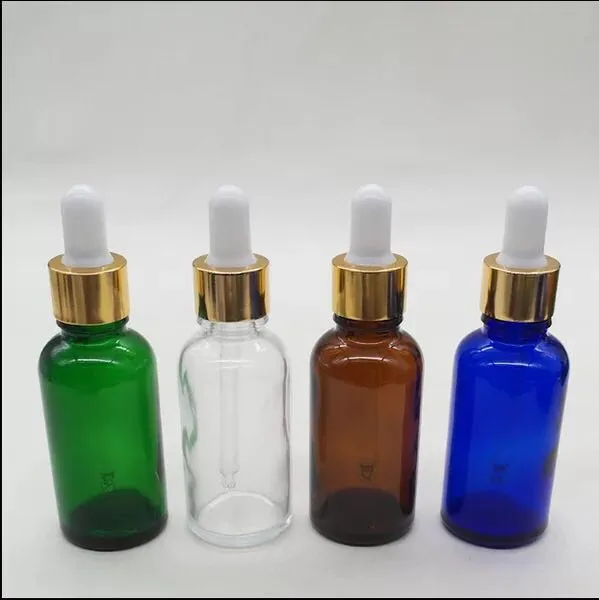 20ml-100ml Amber Glass Cosmetic Packaging for Essential Oil Herbs