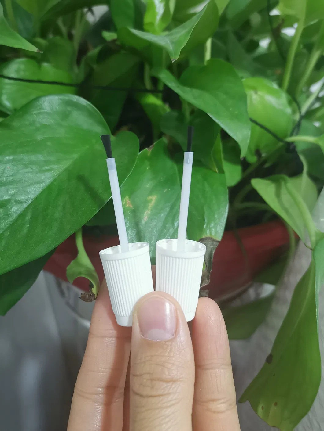 20ml 30ml Clear Pet Plasitc Light Nail Polish Treatment Bottles with Brush