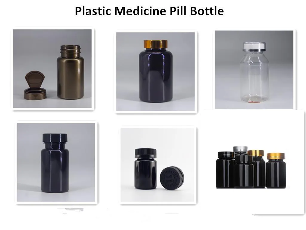 20ml 30ml Clear Pet Plasitc Light Nail Polish Treatment Bottles with Brush