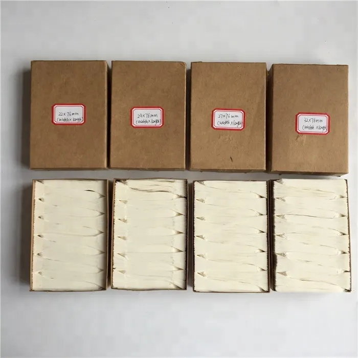 24 mm Skinny Vellum Glassine White Stamp Wax 600 Paper Bags