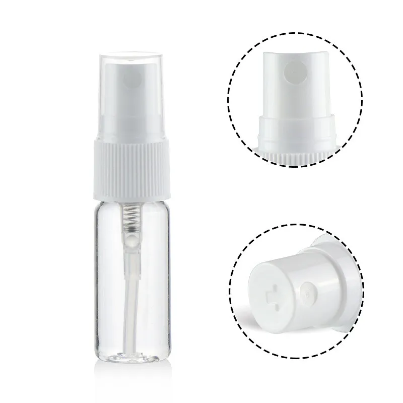 250ml 500ml Empty Plastic Pet Spray Bottles with Trigger Spray Head for Hair Care Cleaner Detergent