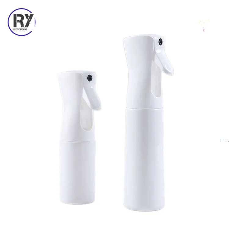250ml 500ml Empty Plastic Pet Spray Bottles with Trigger Spray Head for Hair Care Cleaner Detergent