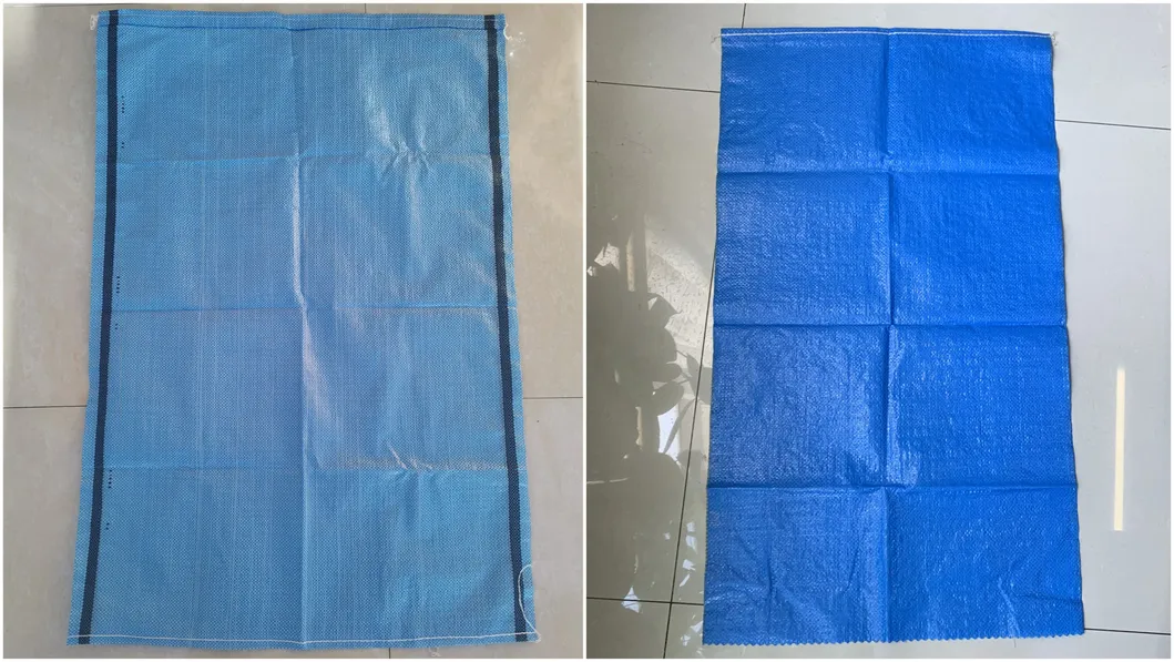 25kg Laminated Polypropylene Plain PP Woven Bag 50kg Sack for Food PP Woven Bag Manufacturer