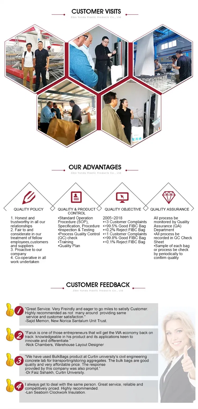 25kg Laminated Polypropylene Plain PP Woven Bag 50kg Sack for Food PP Woven Bag Manufacturer