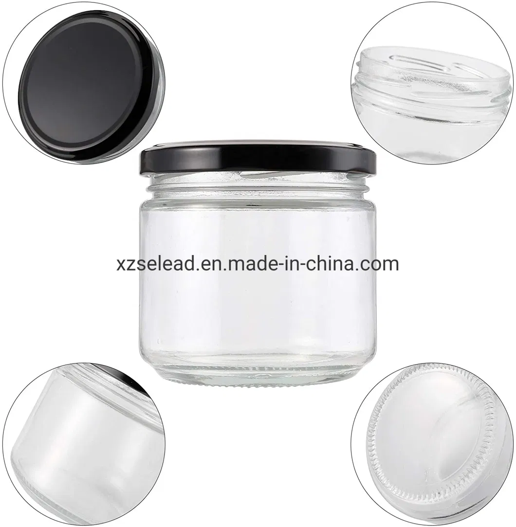 25ml 30ml 50ml Mini Honey Jar Small Round Glass Jam Jars Glass with Lid Storage Pickles Jar for Food