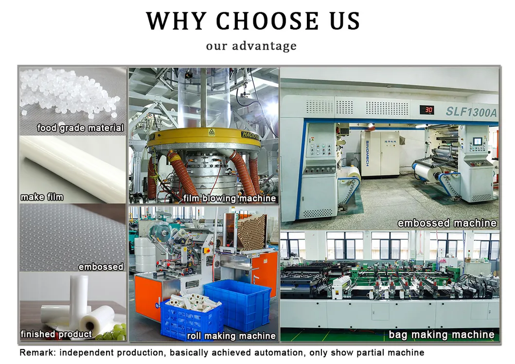 28X40cm Textured Vacuum Compression Sacs De Rangement Frozen Storage Fish Sous Vide Embossed Vacum Bag