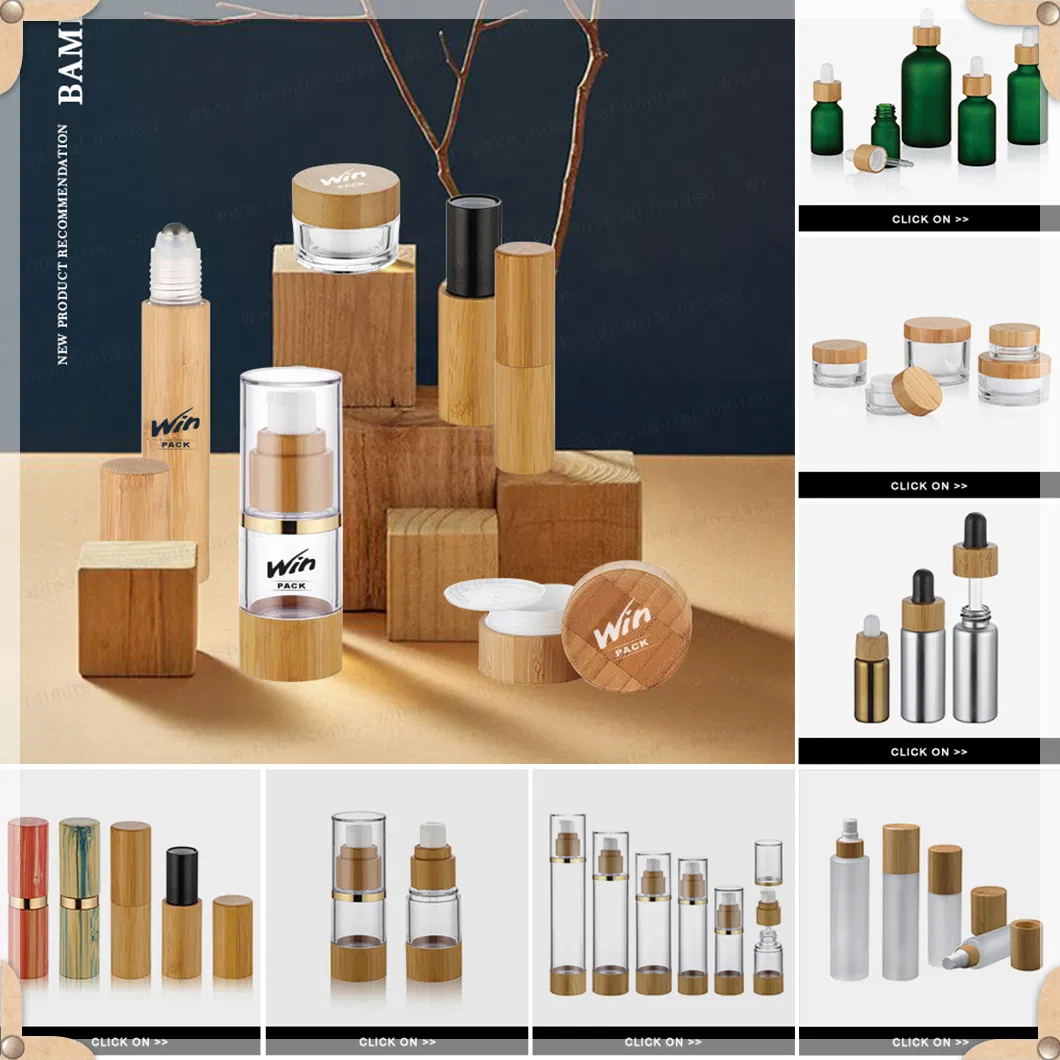 30ml Glass Lotion Bottle Rectangle Shape Black Color Glass Bottle for Skincare