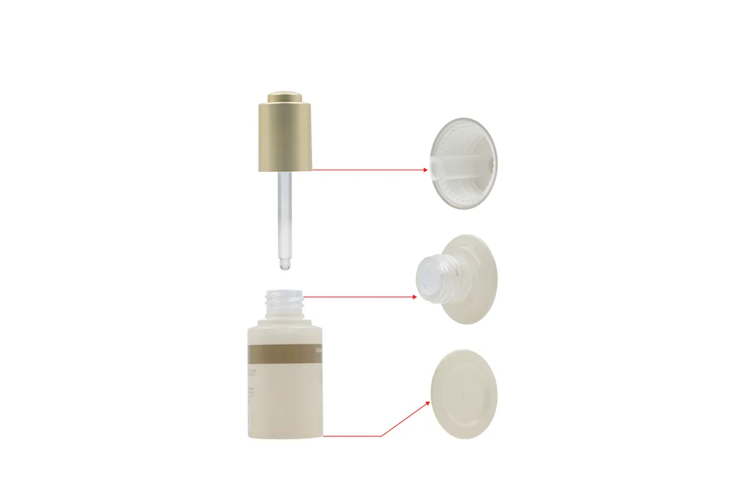 30ml PETG Plastic Essence Bottle Dropper Cosmetic Packaging