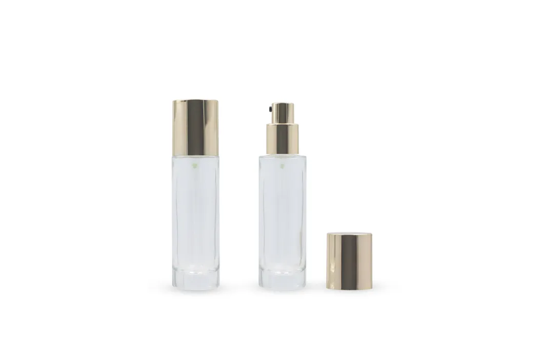 30ml The New Electroplating Cap Cosmetic Serum/Emulsion Glass Bottle