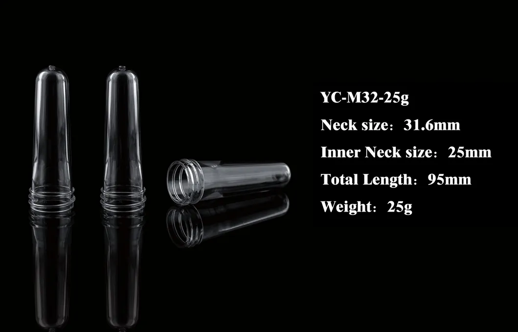 32mm 25g Preform for Shampoo or Shower Jel Bottle Cosmetic