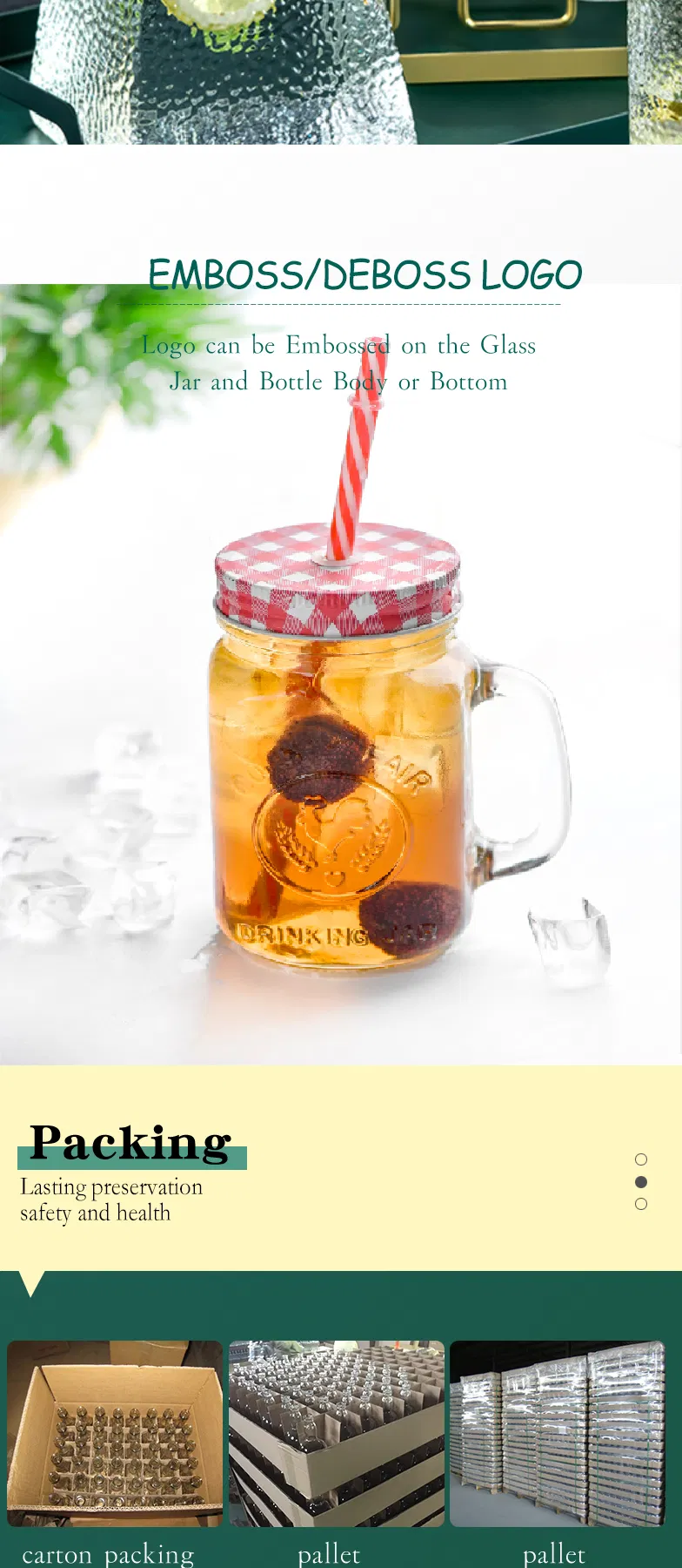 335ml Glass Bottle with Screw Cap for Beverage Packing