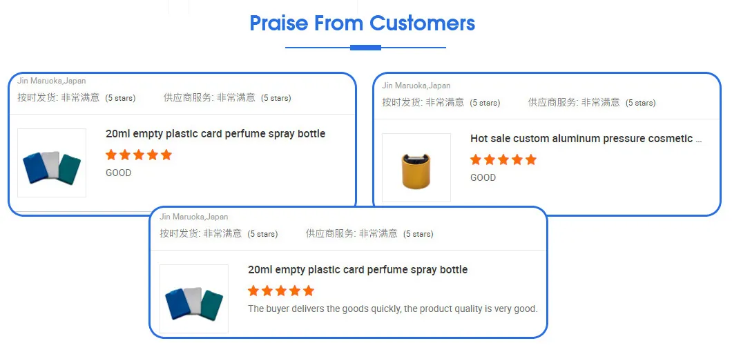 38ml Non Spill Perfume Sprayer 45ml Credit Card Spray Bottle