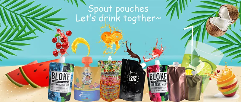 3L 5lbag Spout Pouch /Oil Wine Bag /Bib Bag with Valve Spout Pouch with Handle Plastic Bag Stand up Pouch