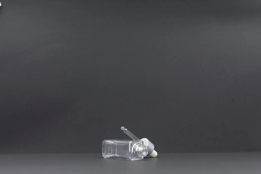 40ml Transparent Pet Cosmetic Packaging Transparent Essence Bottle Rubber Dropper