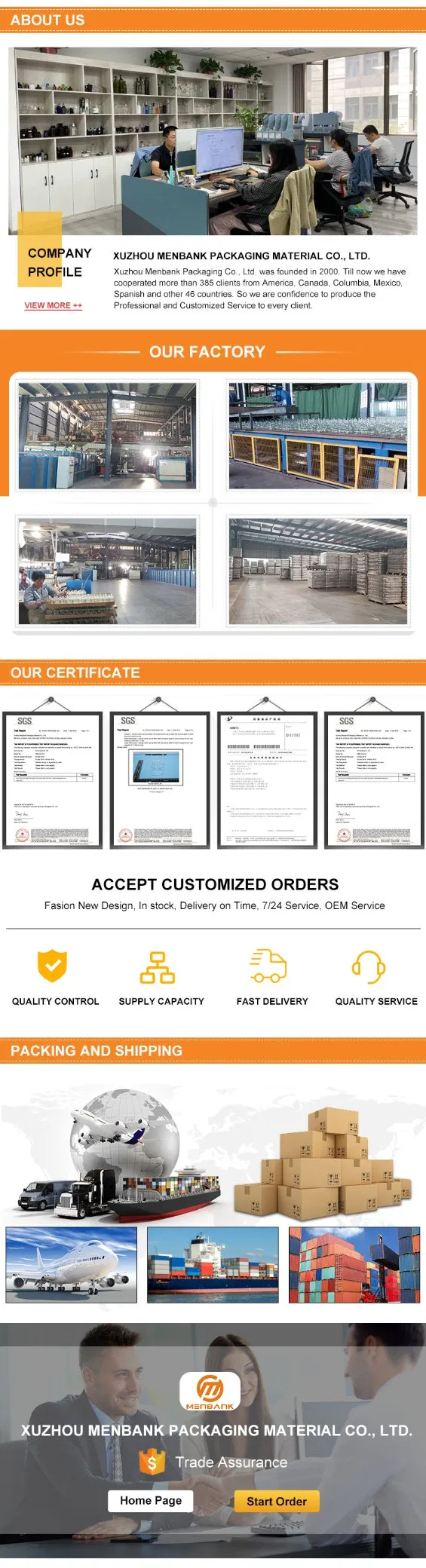 64oz 2 Quart Home Storage Food Grade Glass Milk Jug with Nap Lid