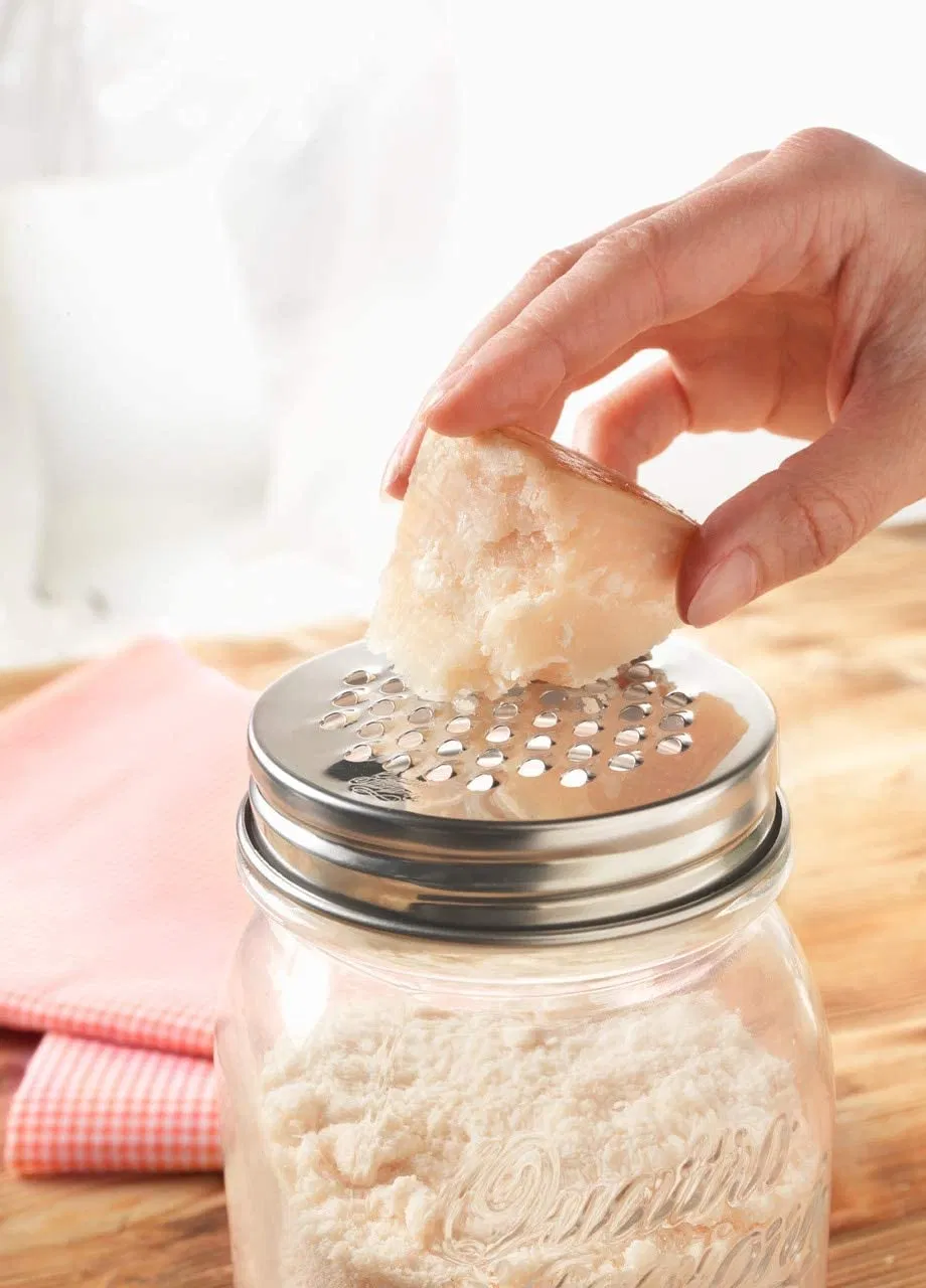 70mm Regular Mouth 304 Stainless Steel Mason Jar Grating Lid