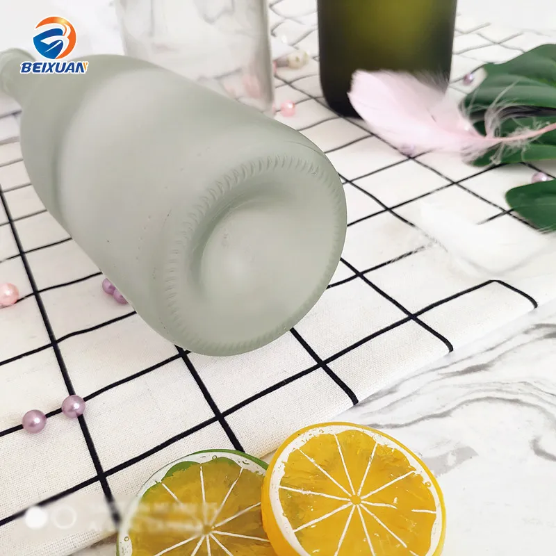 750ml Large Capacity Big Belly Round Glass Bottles for Red Wine Crafts