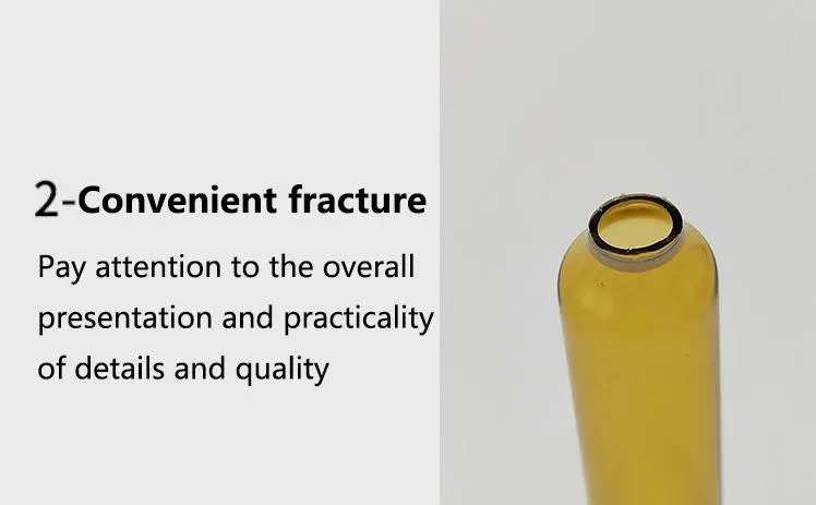 Ampoule Glass Bottle 1ml 2ml 5ml 10ml 20ml Pharmaceutical Injection Borosilicate Glass Ampoule