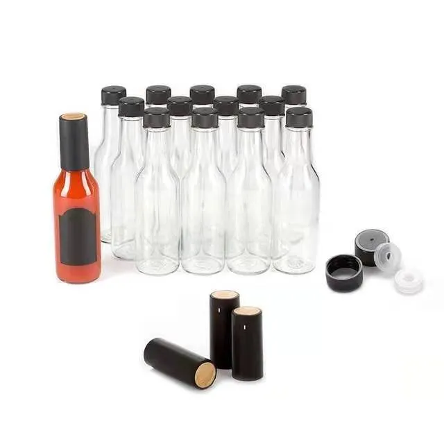 Aptamin Syrup 90ml 150ml 155ml Empty Clear Chili Hot Sauce Glass Woozy Bottle