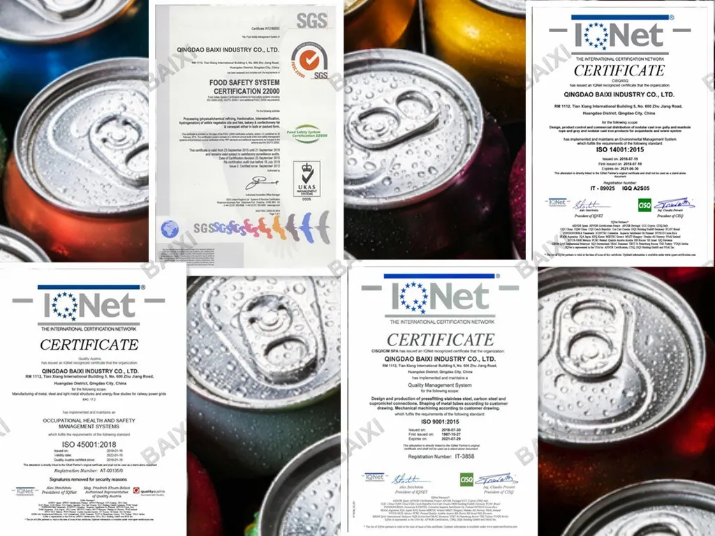 B64/Cdl/ISE Dia206 Sot/Rpt Colored Easy Open End/Lid for Stubby/Standard250ml Aluminum Cans