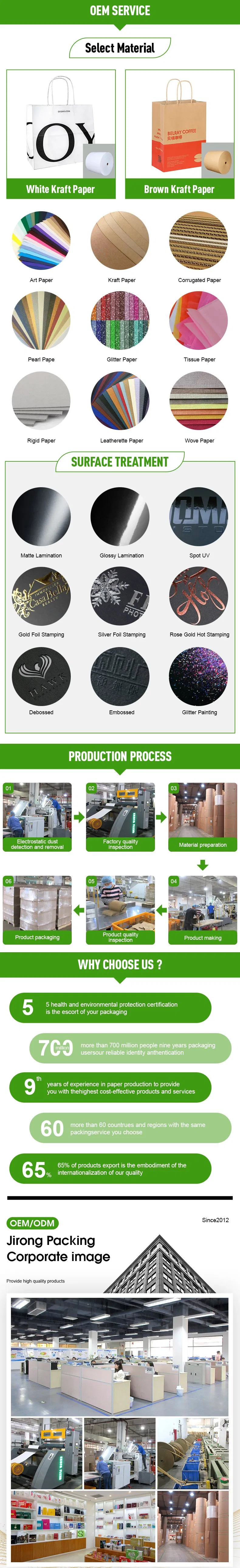 Biodegradable Paper Shopping Bags with Handle Manufacturers