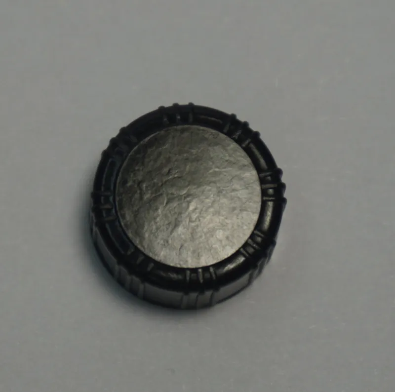 Black Phenolic Cap 15-425 Screw Cap with Polyvinyl-Faced Pulp Line Septa for Vials