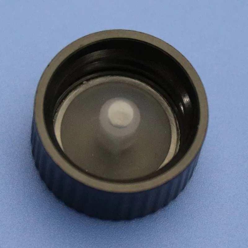 Black Phenolic Cap 20-400 Screw Cap with PE&Cone Shaped Liner Septa for Vials