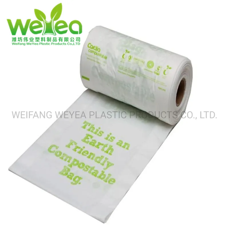 Bolsa De Basura High Density Plastic Shopping Bags Flat Bags on Roll for Supermarket