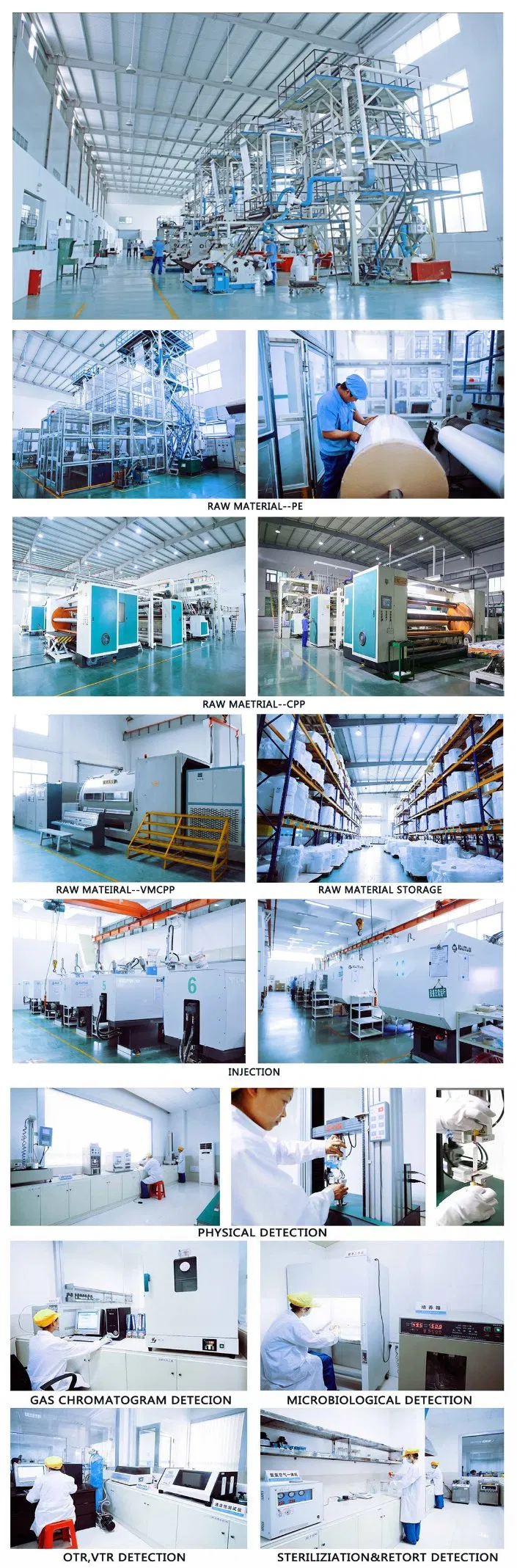 Brc Anti-Fog Stand up Zipper Hot Chicken Bag with Handle