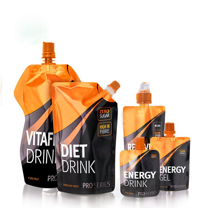 Brc Standard High Barrier Laminated Plastic Spouted Bags for Liquid Packaging Food Grade Transparent Plastic Nylon Turkey Packaging Bags