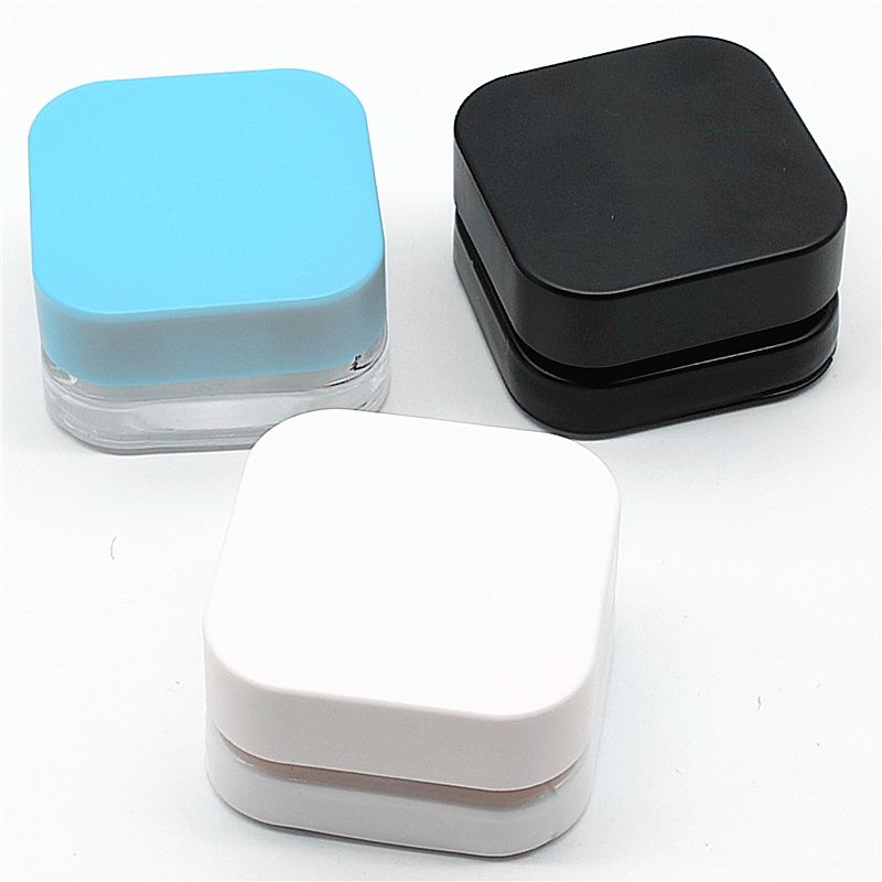 Child Resistant Bottle 5ml 7ml 9ml Glass Concentrate Jar with Black Lid Air Tight Container for Medical Oils Rosins Waxes