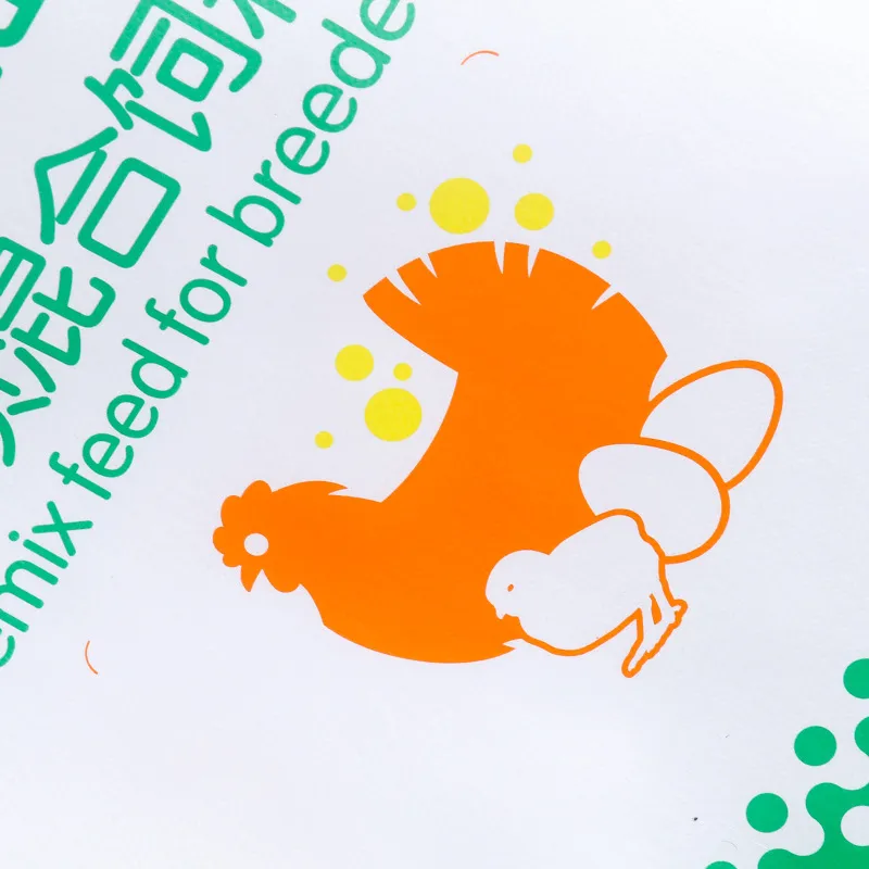 China Colorful Print Customized Logo 25kg 50kg White PP Woven Fabric Sheet Packaging Plastic Sack Packing Fertilizer Bag