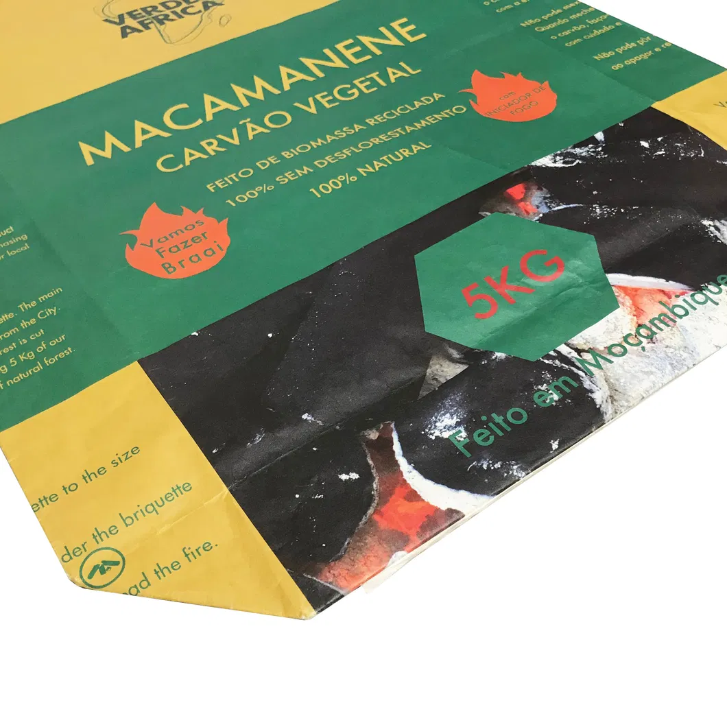 Chinese Factory Wholesale Carbon Paper Sack Smokeless Charcoal Sack