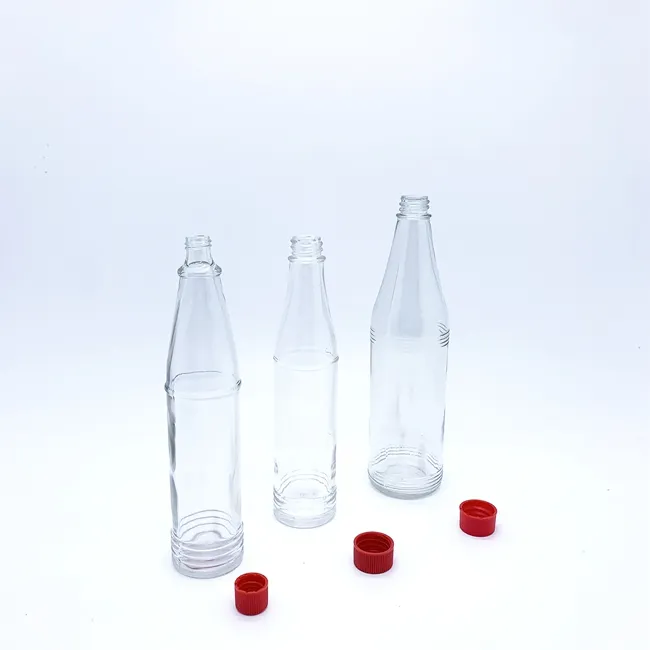 Clear Glass Tabasco Bottle 3oz 90ml 6oz 180ml Hot Sauce Woozy Glass Bottle with Leak Proof Screw Cap and Dropper Insert