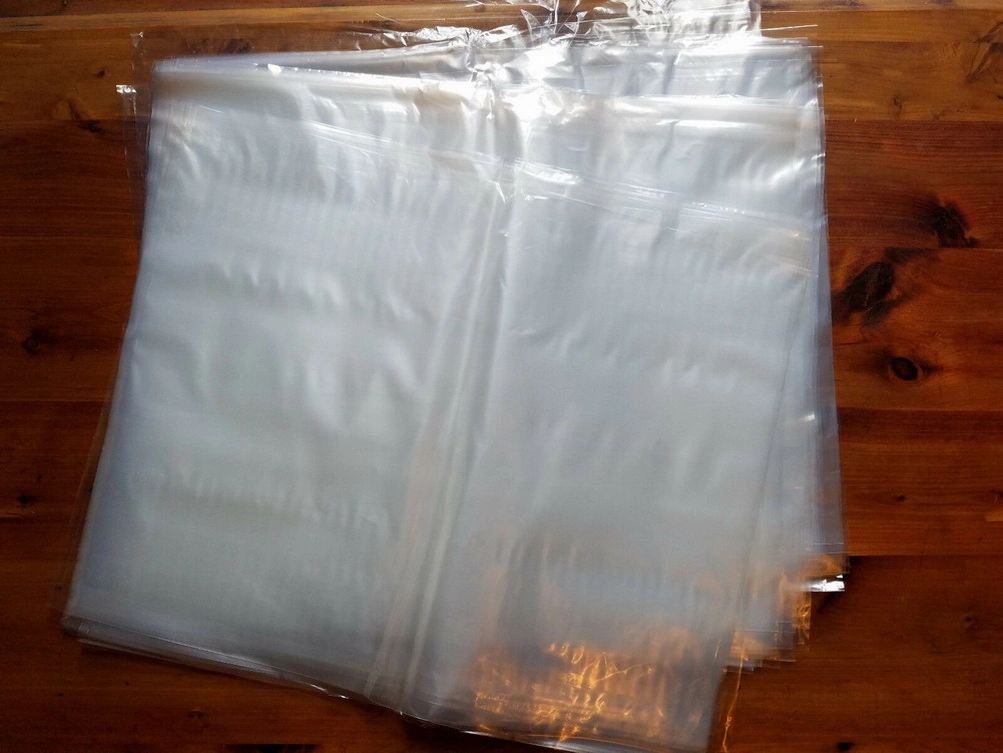 Clear Plastic Custom Shopping Packaging Bag