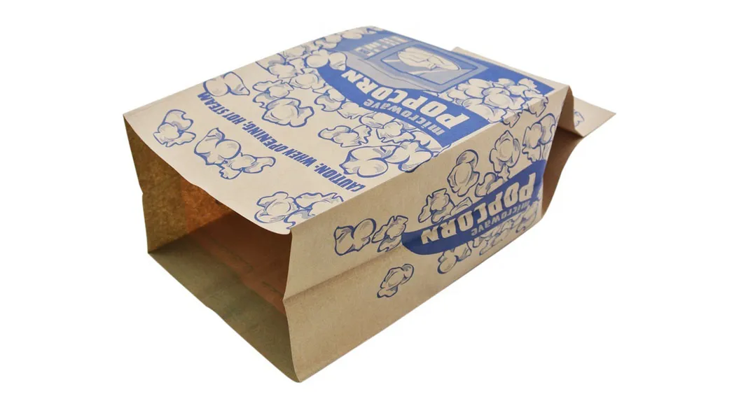 New Design Hot Sale Microwave Kraft Paper Packaging Popcorn Bag