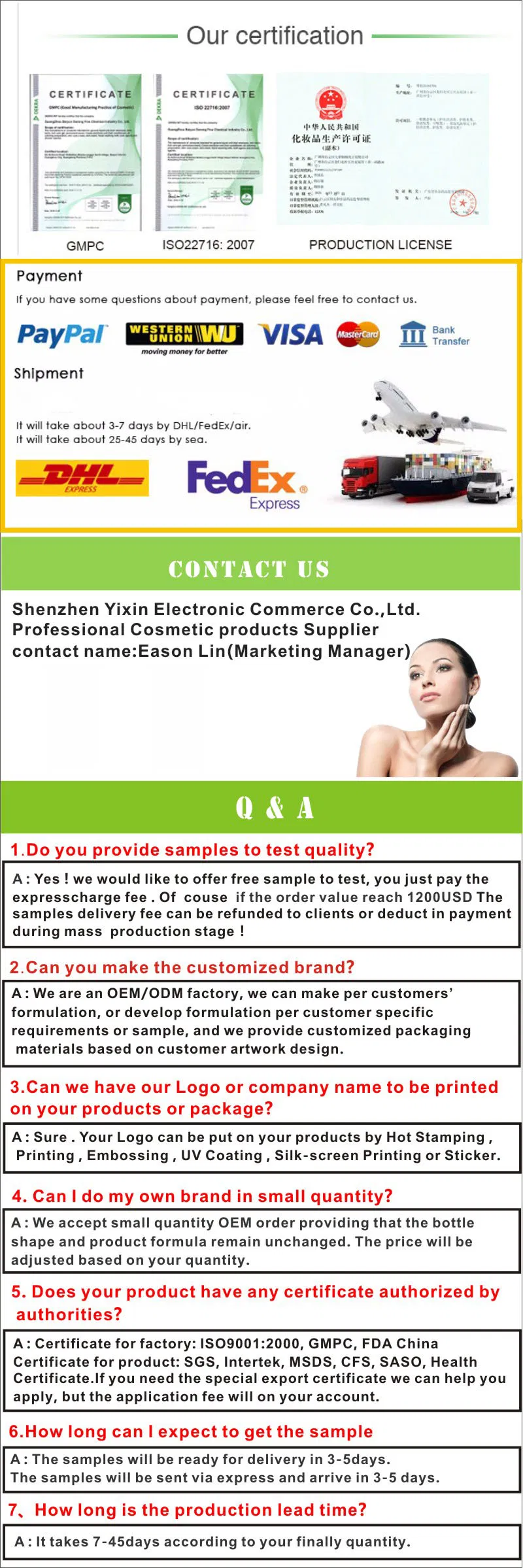 Cosmetic Glass Empty Bottle Packaging Lotion Dropper Bottle Essence Lotion Pump Head Cream Bottle Spot Wholesale