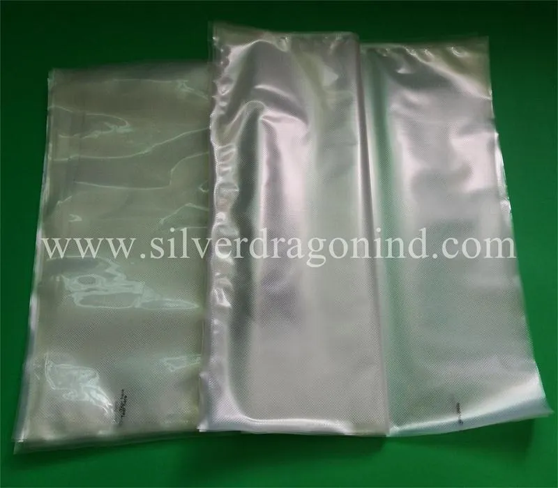 Custom Huge Size PE/Ny Embossed Vacuum Packing Bag