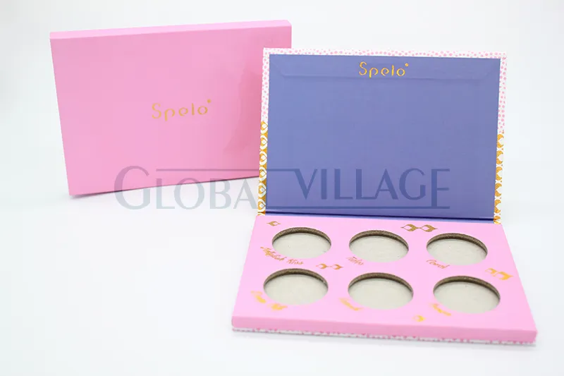 Custom Logo Makeup Multi Colored Eyeshadow Palette Packaging