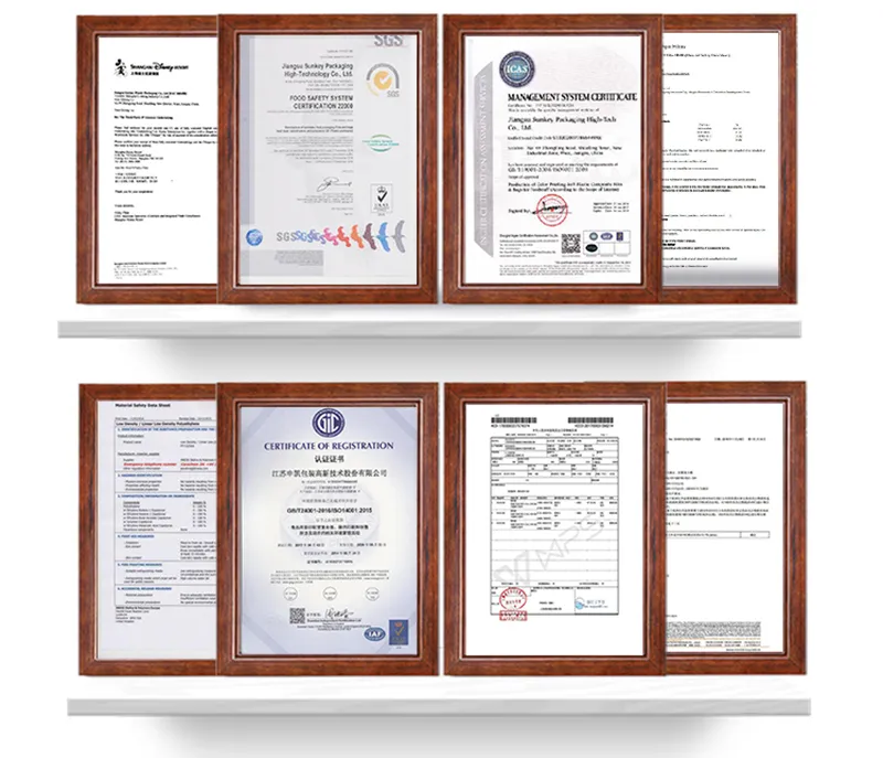 Custom Printed Matt Mylar Frosted Bolsa Stand up Pouch with Window