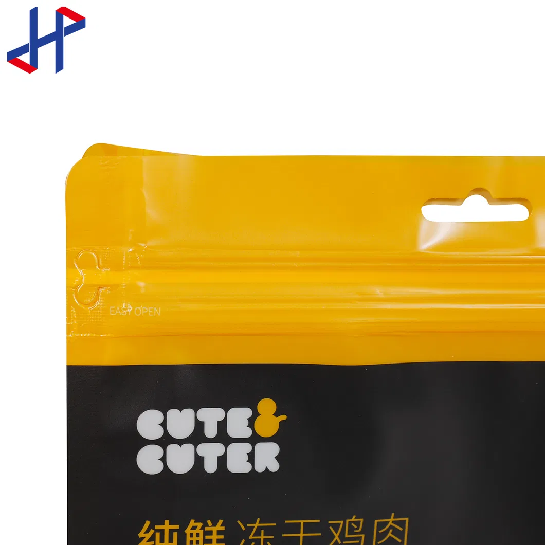 Custom Printing Design Pet Food Packaging Bag Dog Food Cat Food Zipper Moisture-Proof Sealing Kraft Paper Composite Square Bottom Independent Bag